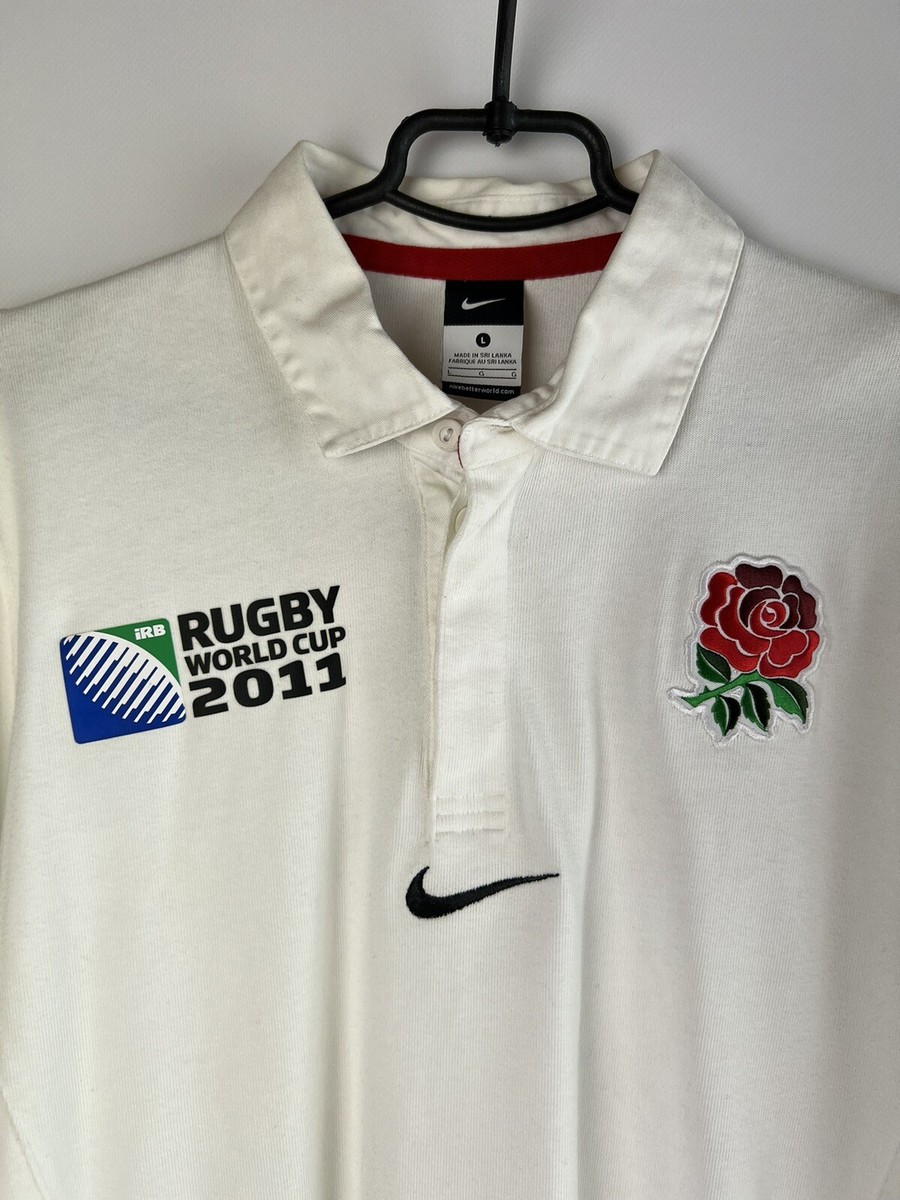 England Rugby World Cup 2011 Away Shirt Long Sleeve Jersey England Rugby World Cup 2011 Away Shirt Long Sleeve Jersey