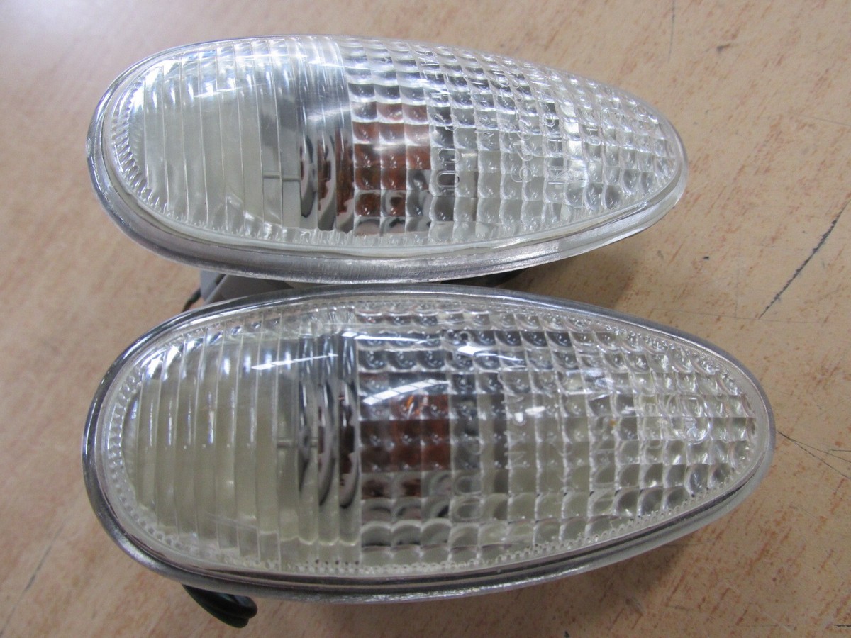 JDM Mitsubishi EVO 7 Clear Fender Side Marker Lights IMASEN