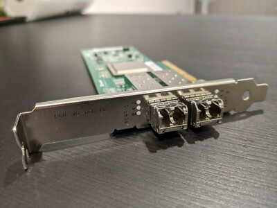 Dell Qlogic QLE2562 Dual Port 8Gbps Fiber Channel PCI Express HBA - DP/N 06T94G