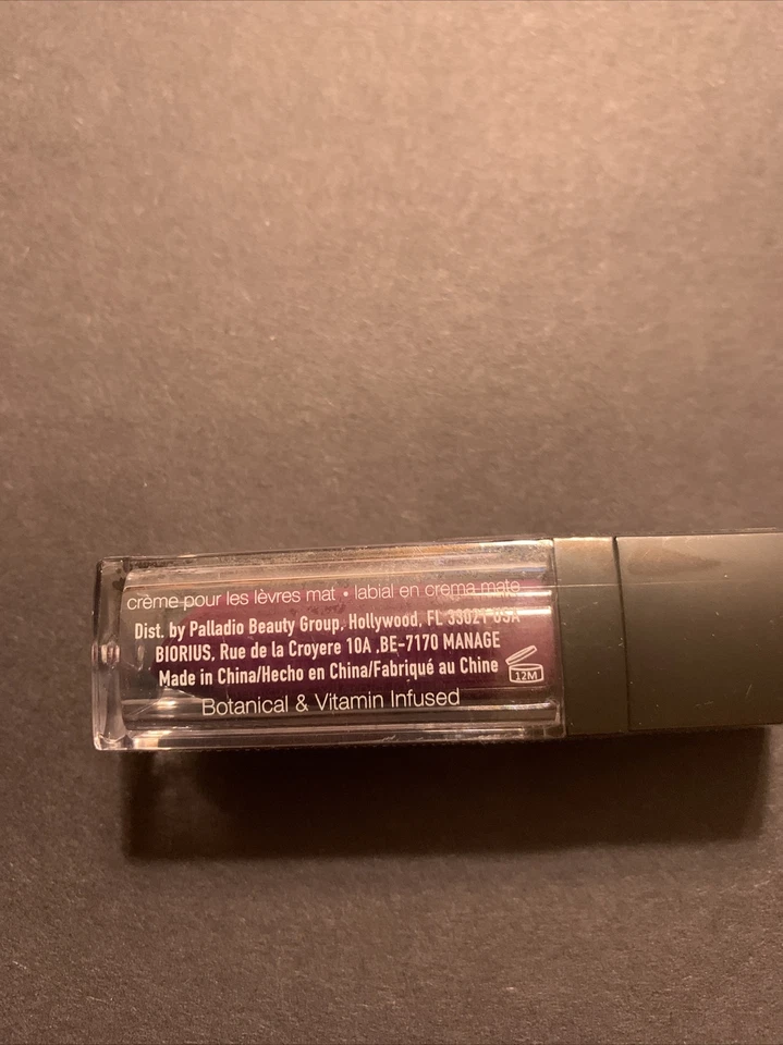 PALLADIO Velvet Matte Cream Liquid Lipstick DAMASK Rich Bold Purple Lip New - Image 3 of 4