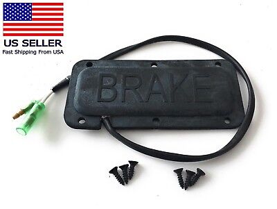 Golf cart brake light switch