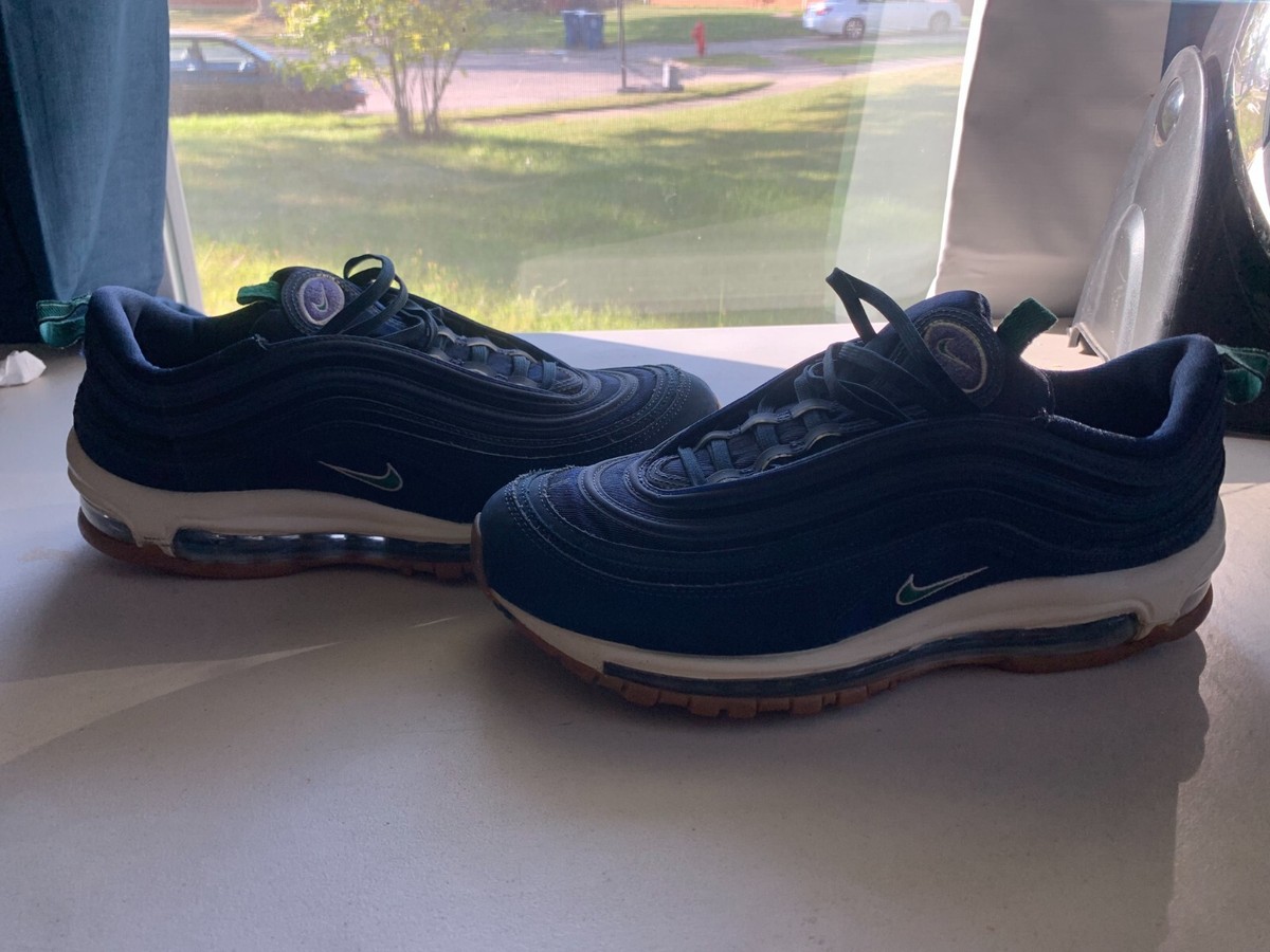 Nike Women's Air Max 97 Gorge Green DR9774-400 Midnight Navy/Gorge Green SZ  12