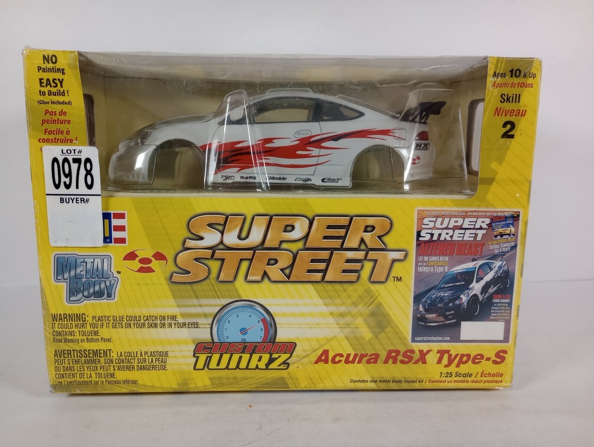 Super Street Acura RSX Type S Revell 1:25 Model Kit 85-1547 Sealed
