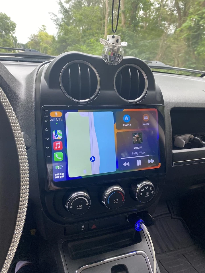 For Jeep Patriot Compass 2009-2016 Apple Carplay Car Stereo Radio GPS Android 13 - Image 4 of 4