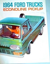 1964 Ford Econoline Pickups - Excellent New Condition 4 Pages 1964 Ford Econoline Pickups - Excellent New Condition 4 Pages