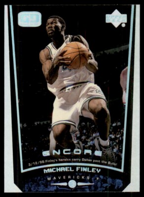 1998-99 Upper Deck Encore Game Dated Michael Finley #18