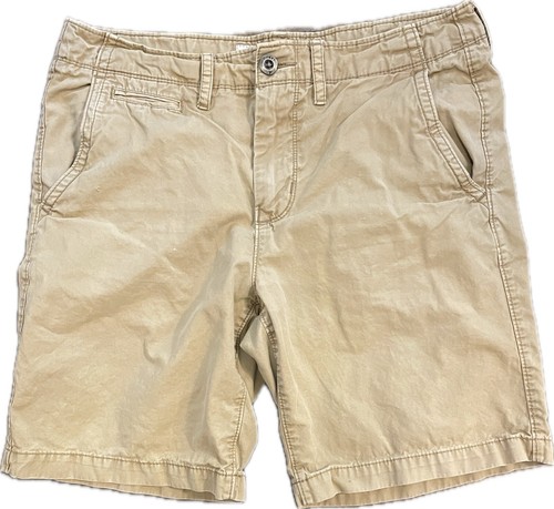 Men’s 33 American Eagle Shorts Tan Khaki beige Prep Length shorts