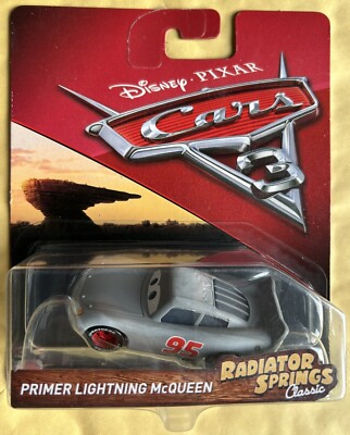 DISNEY PIXAR CARS DIECAST 1:55 PRIMER LIGHTNING - Main Image