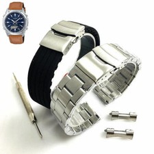 Steel  Silicone Replacement Watch Band Fits Casio AMW-S820 AMWS820L-2AV
