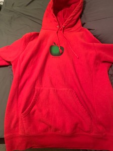 supreme apple hooded