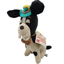 Dream Pet w/ Tag SAINT BERNARD Dog Plush w/Tag 7.5" Vintage 1980s DAKIN Applause