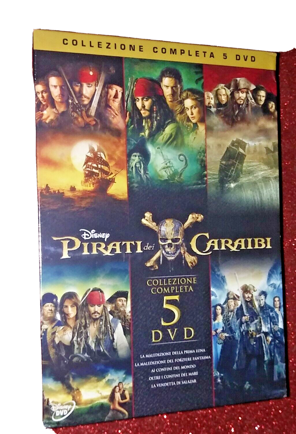 PIRATI DEI CARAIBI Collezione Completa 5 DVD