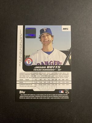 2006 Topps Co-Signers #105 Jason Botts (RC) Autograph | eBay