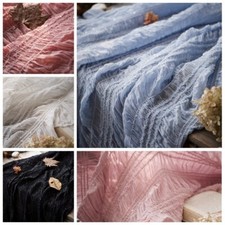 Mesh Pleated Frill Fabric Chiffon Sequin Splice Shiny for Dress Skirt Luxury