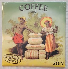 Coffee Ads Calendar 2019 (sealed) (retro coffee posters and advertisements)