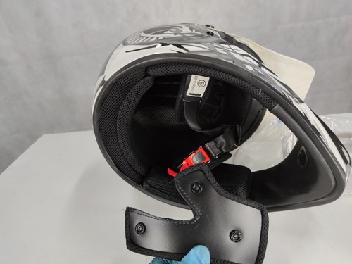 Casco moto cross enduro fuori strada motocross omologato CE ecer 22.05 Taglia XL - Foto 7 di 14
