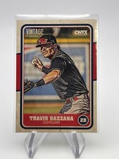 TRAVIS BAZZANA 2025 ONYX VINTAGE BASEBALL BASE CARD GUARDIANS PROSPECT