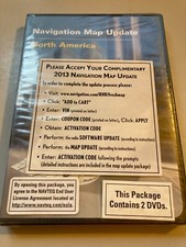 NAVTEQ 2013 Navigation Map Update Chrysler RHR North America DVD New and Sealed
