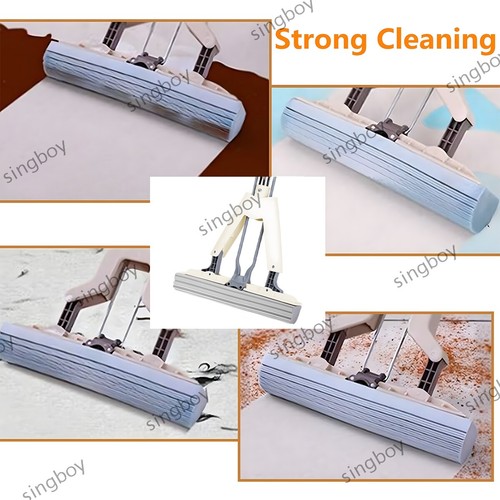 Sponge Mop Heavy Duty Super Absorbent Cleaning Floor Superdry Telescopic Handle - Picture 7 of 12