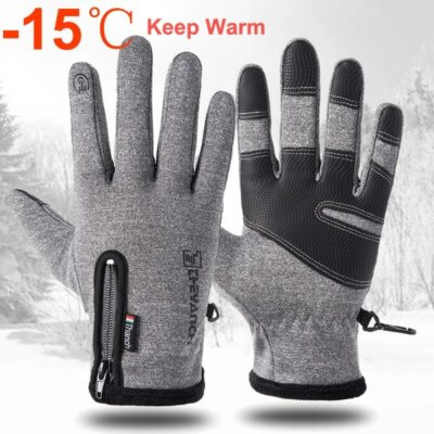 Mitaines Cuir PU écran Tactile Hiver Moto Gants Cuir Homme écran Tactile - Coupe-vent Hiver - Taille M/L - Pour Moto, Vélo, Sports Gants Hiver