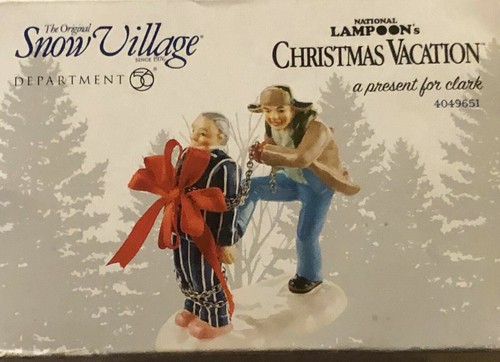A PRESENT FOR CLARK Department 56 National Lampoon Christmas Vacation RETIRED!!! thumbnail 2