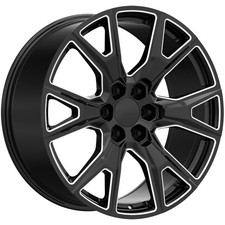 Replica Pr199 Y-spoke 26x10 6x5.5 31mm Blackmilled Wheel Rim 26 Inch
