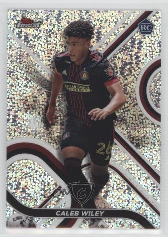 2022 Topps Finest MLS Speckle Refractor 101/175 Caleb Wiley #6 Rookie RC 0r5k