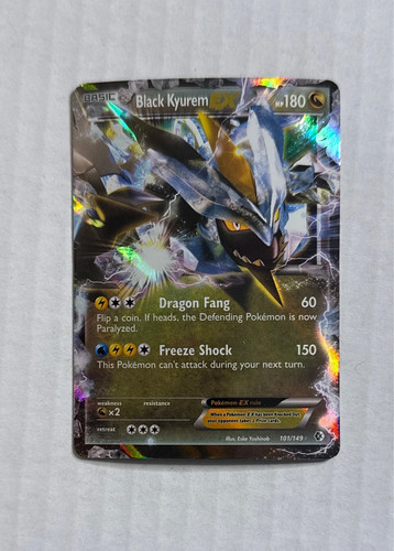 Black Kyurem EX 101/149 Boundaries Crossed Ultra Rare LP Pokemon TCG