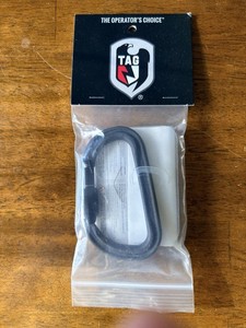 Petzl Am’D D-shaped locking carabiner - Black Tactical Assault Gear