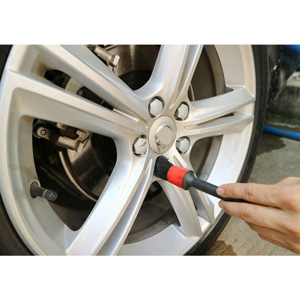 Adam's Polishes Angled Wheel Detailing Brush - Car Cleaning Tool For Rims, Barrels & Hard-to-Reach Areas