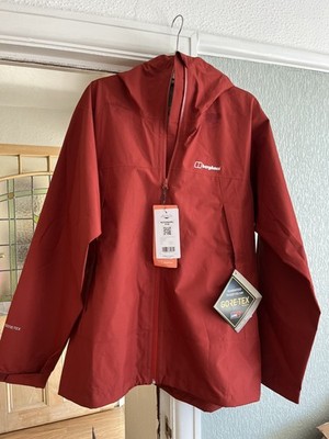BERGHAUS HERREN PACLITE DYNAK GORE-TEX SHELL JACKE AM GR XL DKRED UVP 170£ NEU