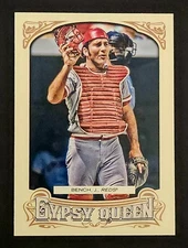 2014 Topps Gypsy Queen Bench Cincinnati Reds HOF 