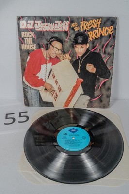 DJ Jazzy Jeff & Fresh Prince Rock The House LP Vinyl 1987 US Jive CRC Press NM