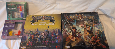Rum and Bones Base Game with Expansion and Hero Sets
