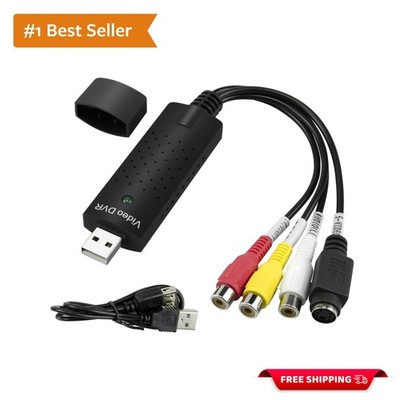 Versatile VHS to Digital Converter: USB Video Capture for Windows and Mac Users