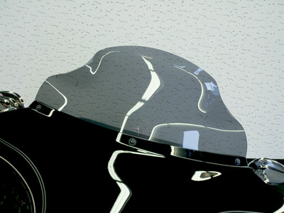 Klock Werks Dark Smoke 8.5'' Flare Windshield for 1996-2013 Harley Touring Models