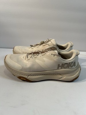 Hoka Transport Eggnog Cream Women's Walking Trail Shoes 1123154 Size 10B Vibram