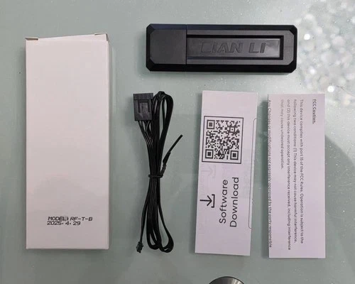 NEW Lian Li BLACK UNI Fan SL Wireless & Strimer RF-T-B.01 Wireless Controller