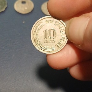 10 Cents Singapore 1974