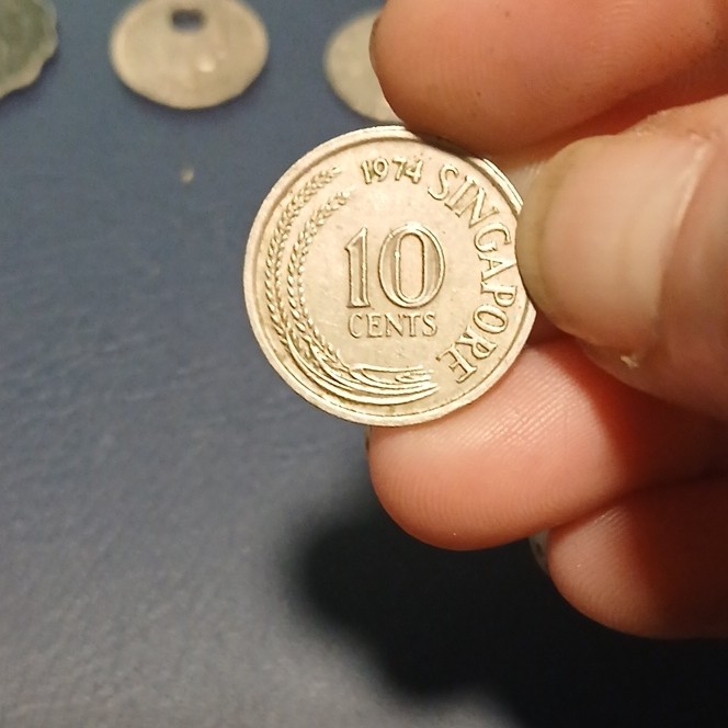 10 Cents Singapore 1974
