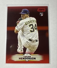 2025 Topps Stadium Club - Logan Henderson #13 Red Foil (RC)