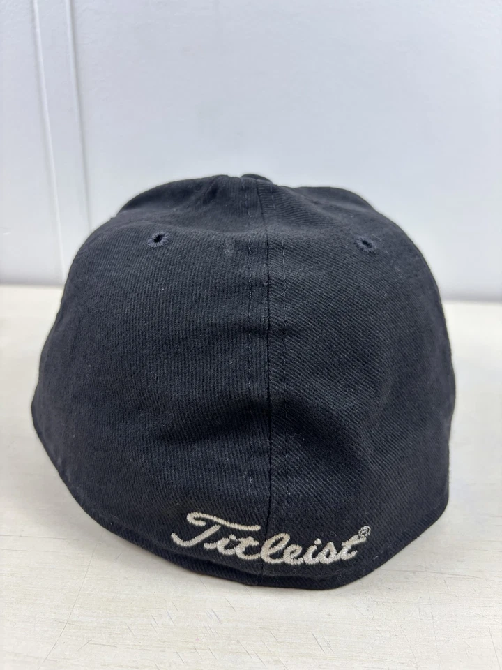 Gorra Titleist de colección ajustada para hombre 7 3/4 negra golf New Era Script años 90 Foto 4 de 4