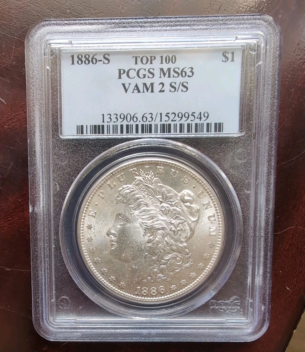 MS 63 Graded 1886 Year Morgan US Dollars (1878-1921) for sale | eBay