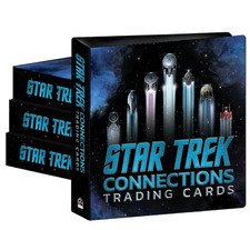 Star Trek Connections Binder with 90 card Base Set, 90 card Parallel set, P3 +