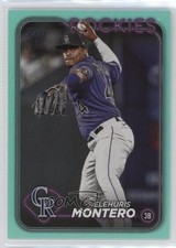 2024 Topps Series 1 Aqua Elehuris Montero #341 10y3