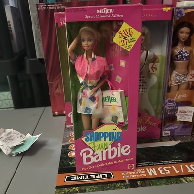 NIB 1992 Mattel Shopping Fun Barbie 10051 Meijer Special Edition