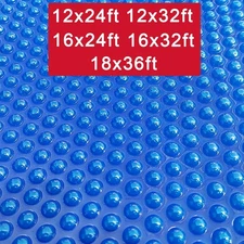 16 Mil Solar Pool Cover Rectangle Solar Blanket for In-Ground&Above-Ground Pools