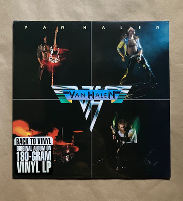 VAN HALEN LP 2009 EU Import Black 180 Gram Vinyl German Pressing NEW SEALED