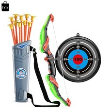 Interactive Bow and Arrow Set for Kids - Develop Skills with LED Arrows  Target
