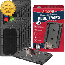 Glue Mouse Traps Indoor for Home 12 Pack Sticky Mousetraps Indoor for Safe Home